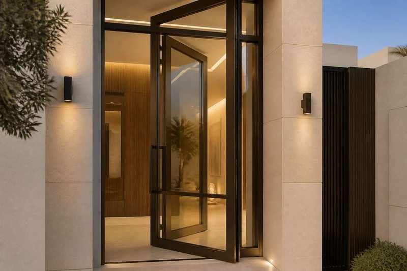 باب سوينج زجاجي حديث
